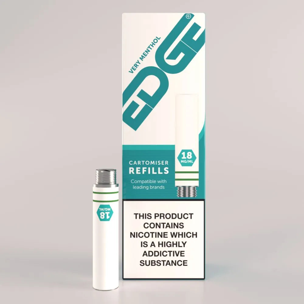 menthol vape cartridges EDGE Very | Disposable Cartomisers wave6 Flavour:Watermelon Mint Carts vs Disposables -