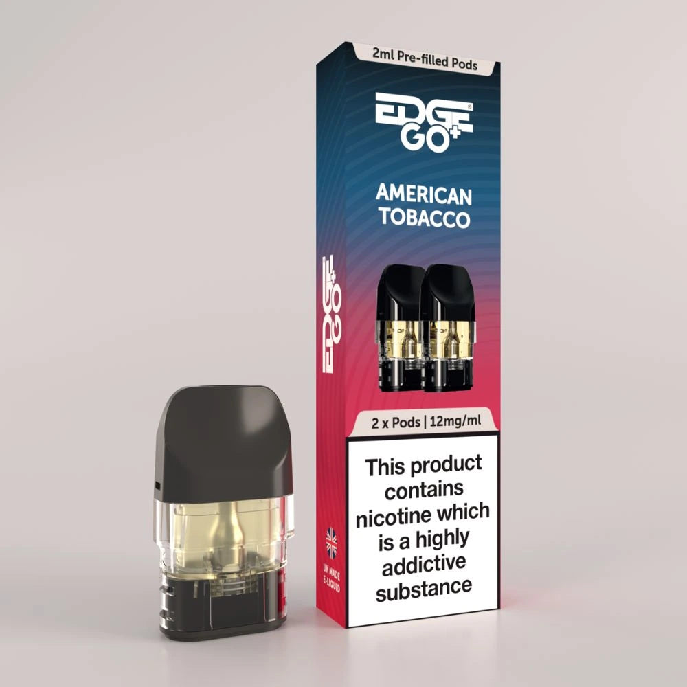 EDGE GO+ American Tobacco vape pod 12mg