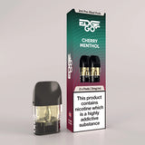 EDGE Go+ cherry menthol vape pod 3mg
