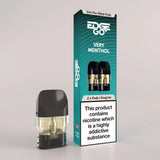 Edge Go+ Vaping Pods Very Menthol 6mg