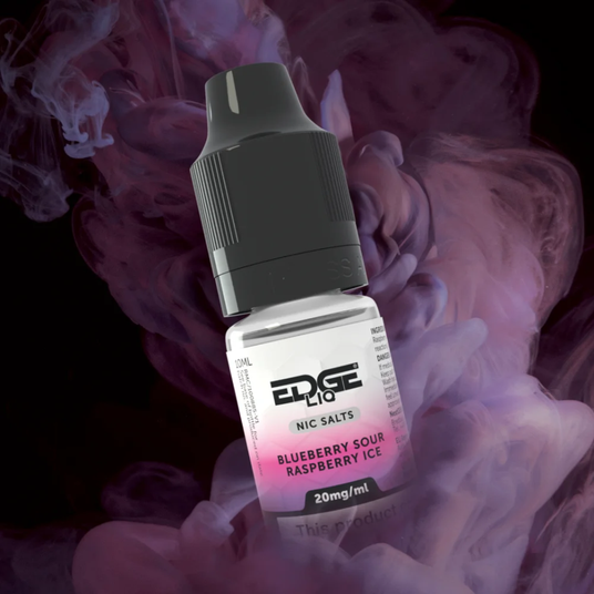 Edge LIQ Blueberry Sour Raspberry Ice Nic Salt Cheap UK Made E-Liquids