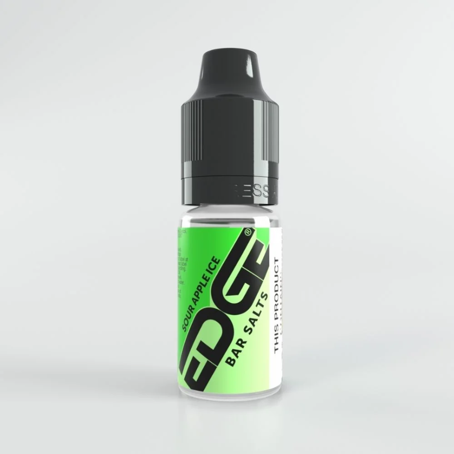Edge Vaping Bar Salts Sour Apple Ice Flavour Vape Juice Nic Salt