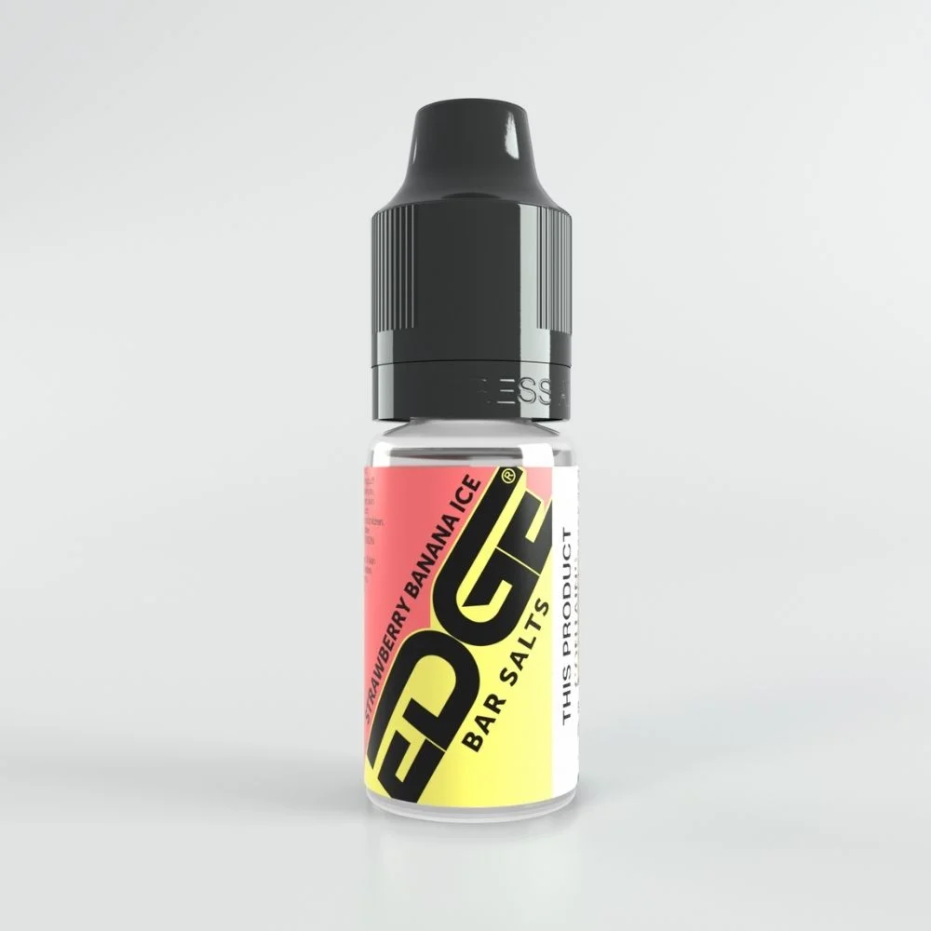 Edge Vaping Bar Salts Strawberry Banana Ice Flavour Vape Juice Nic Salt