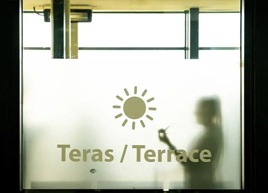 Istanbul smoking terrace in an airport