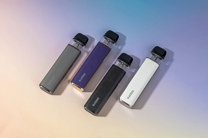 Lineup of Aspire Loomix colour options