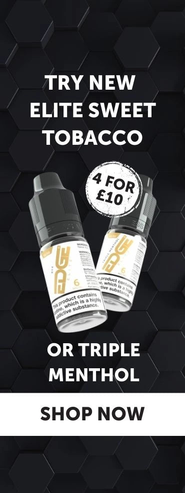 New EDGE Elite - Sweet Tobacco or Triple Menthol