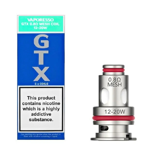 Vaporesso GTX Coils 0.8 ohm - 5 pack