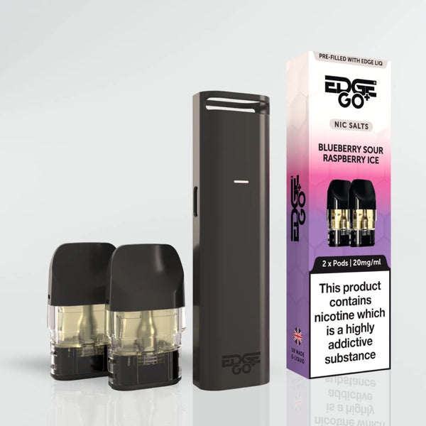 EDGE GO+ Starter Bundle Battery & Nic Salt Pods Included EDGE Vaping EDGE GO+ Starter Bundle Battery & Nic Salt Pods Included EDGE Vaping