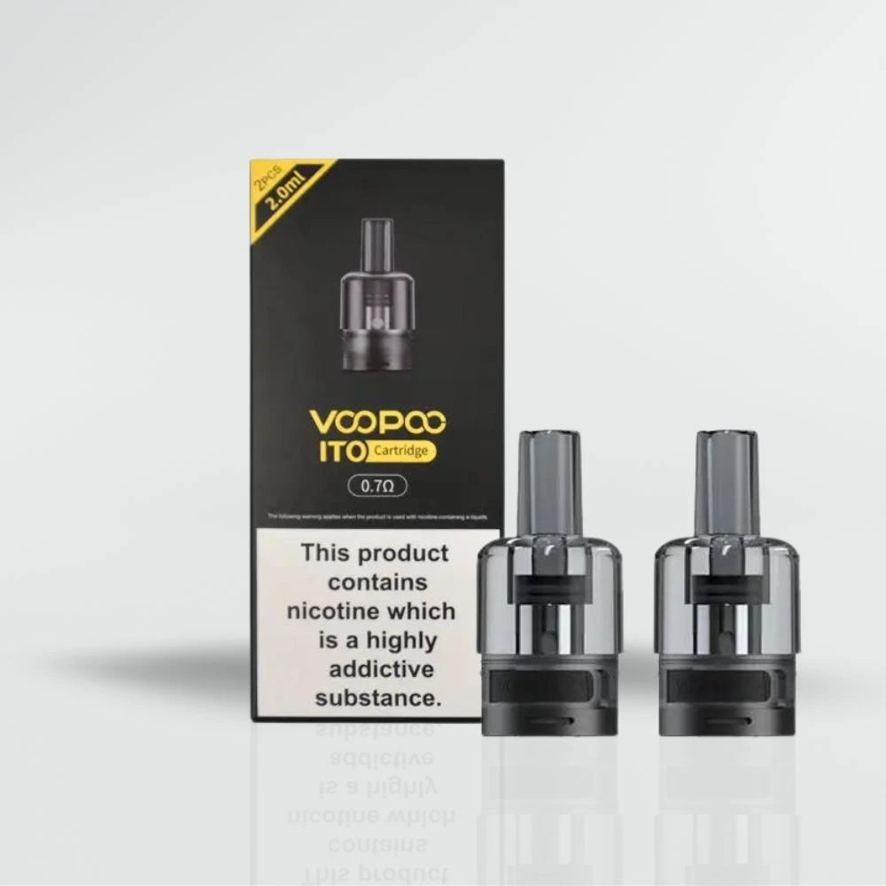 Voopoo Ito Replacement Pods 0.7ohm/1.0ohm/1.2ohm EDGE Vaping Voopoo Ito Replacement Pods 0.7ohm/1.0ohm/1.2ohm EDGE Vaping