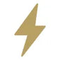 EDGE Lightning Bolt Icon in Gold