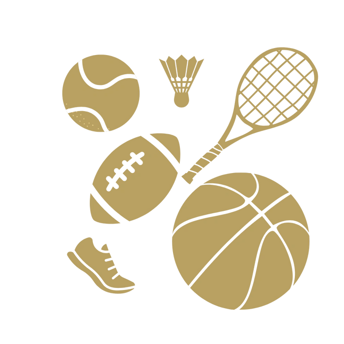 Multisport Icons in Gold 
