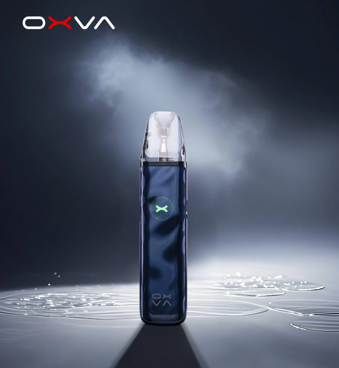 Oxva Xlim Go 2 device with smoky visuals
