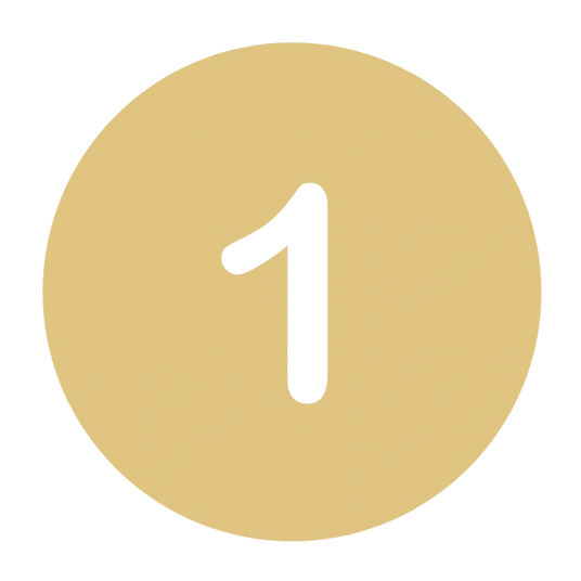 Step 1 Icon in Gold