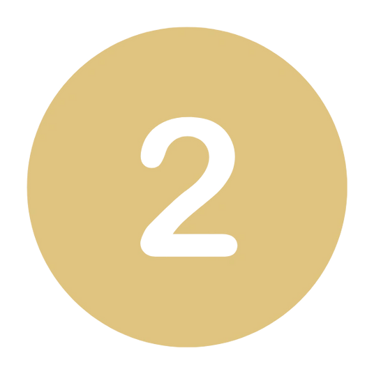 Step 2 Icon in Gold