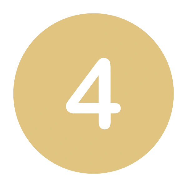 Step 4 Icon in Gold