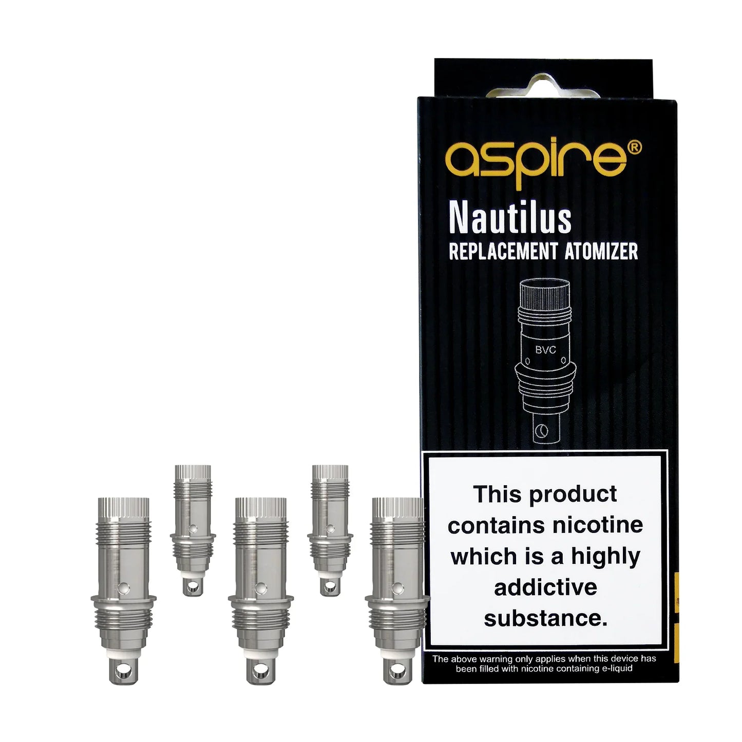 Aspire Nautilus Replacement Coils 0.3 / 0.7 / 1.6 ohm - 5 pack
