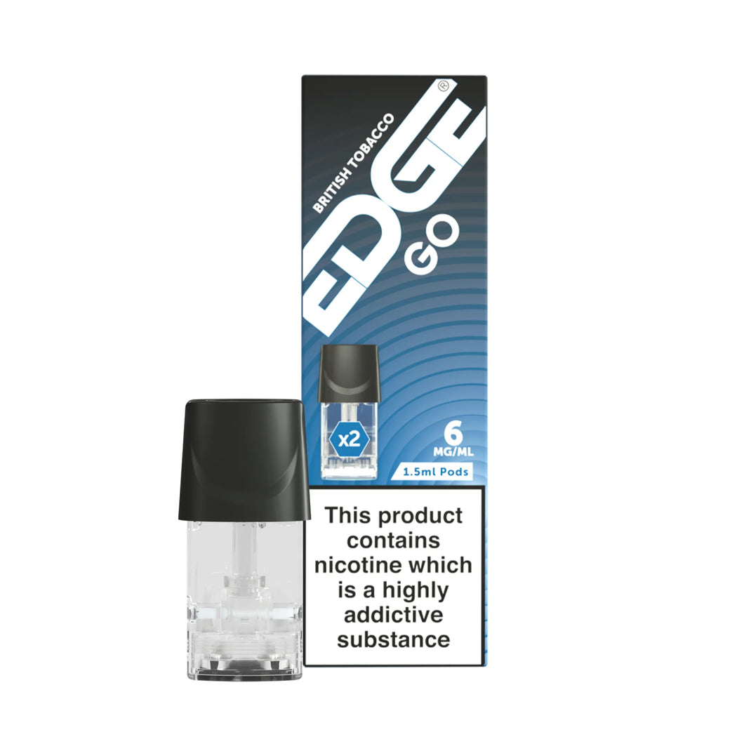 EDGE GO Pods - British Tobacco - Pack of 2